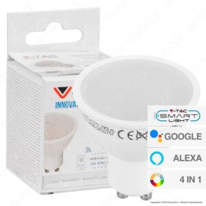 Lampada Led SMART GU10 5w RGB+CCT